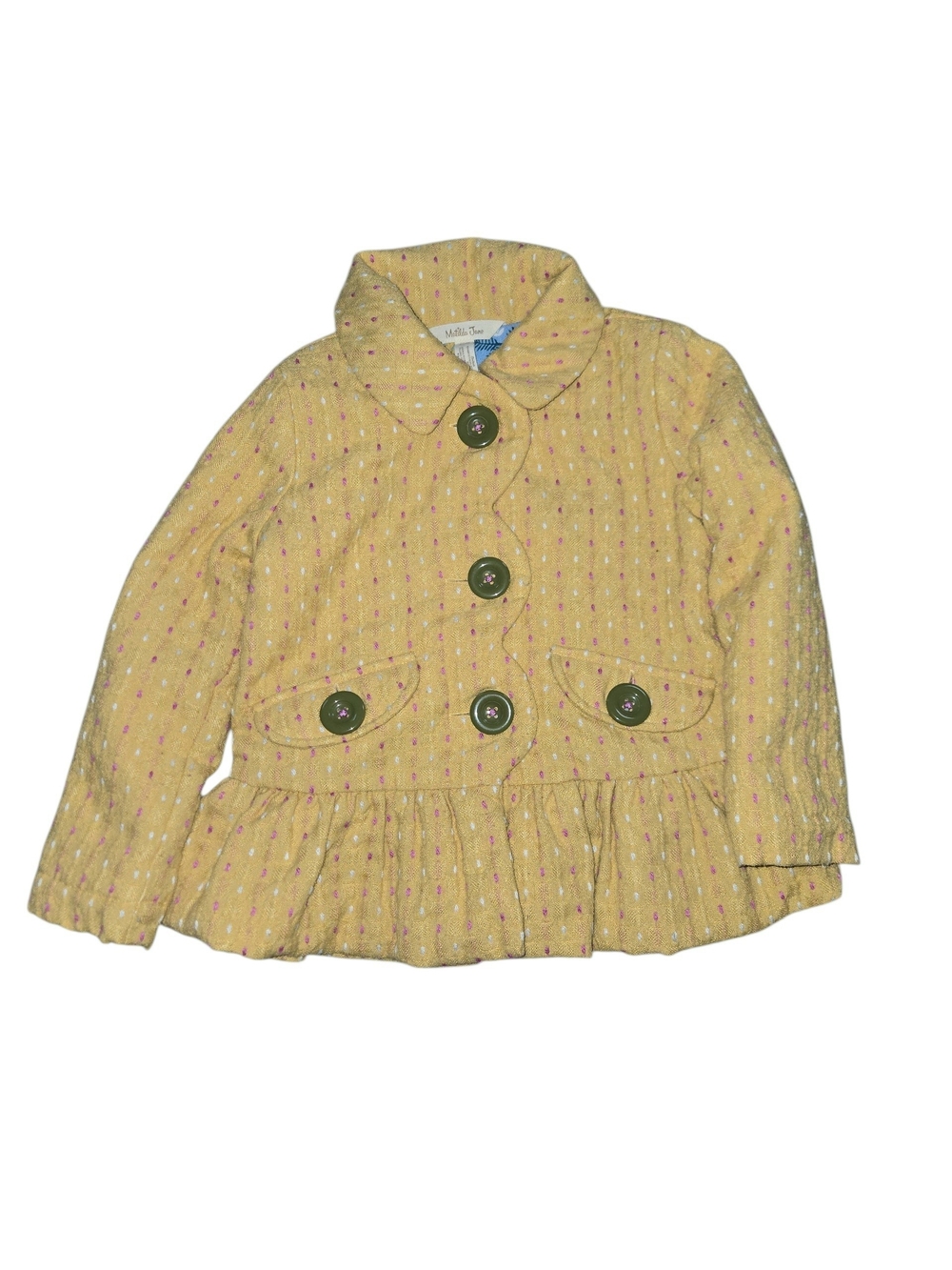 Matilda Jane Going Easy Jacket Woven Coat Size 4 - Picture 3 of 6